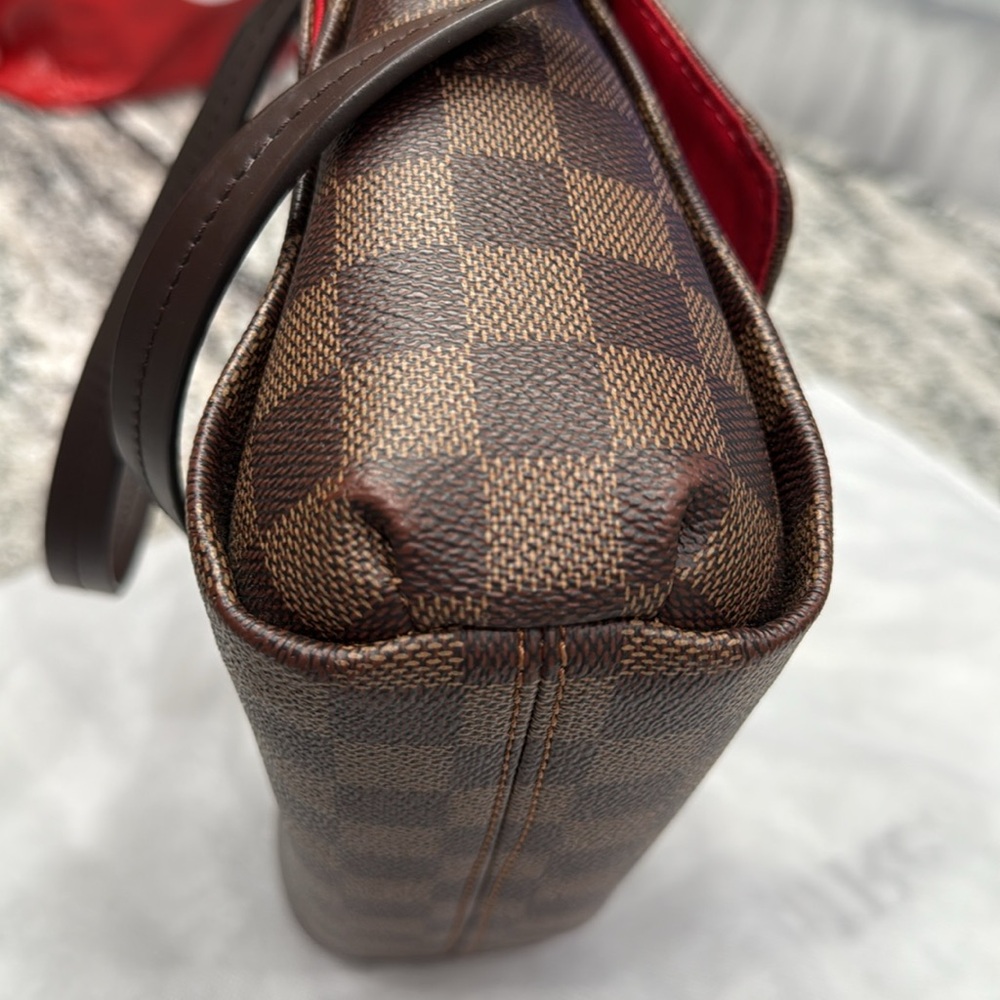 Louis Vuitton Brown Damier Ebene Satchel - Picture 12 of 13